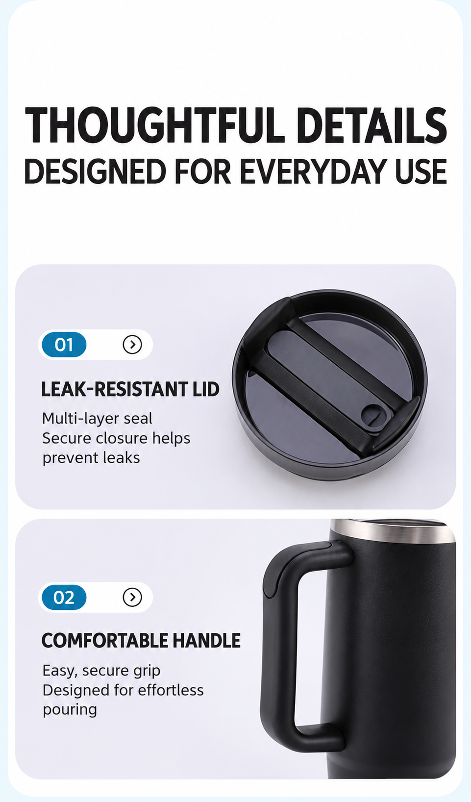 Insulated Tumbler with Handle