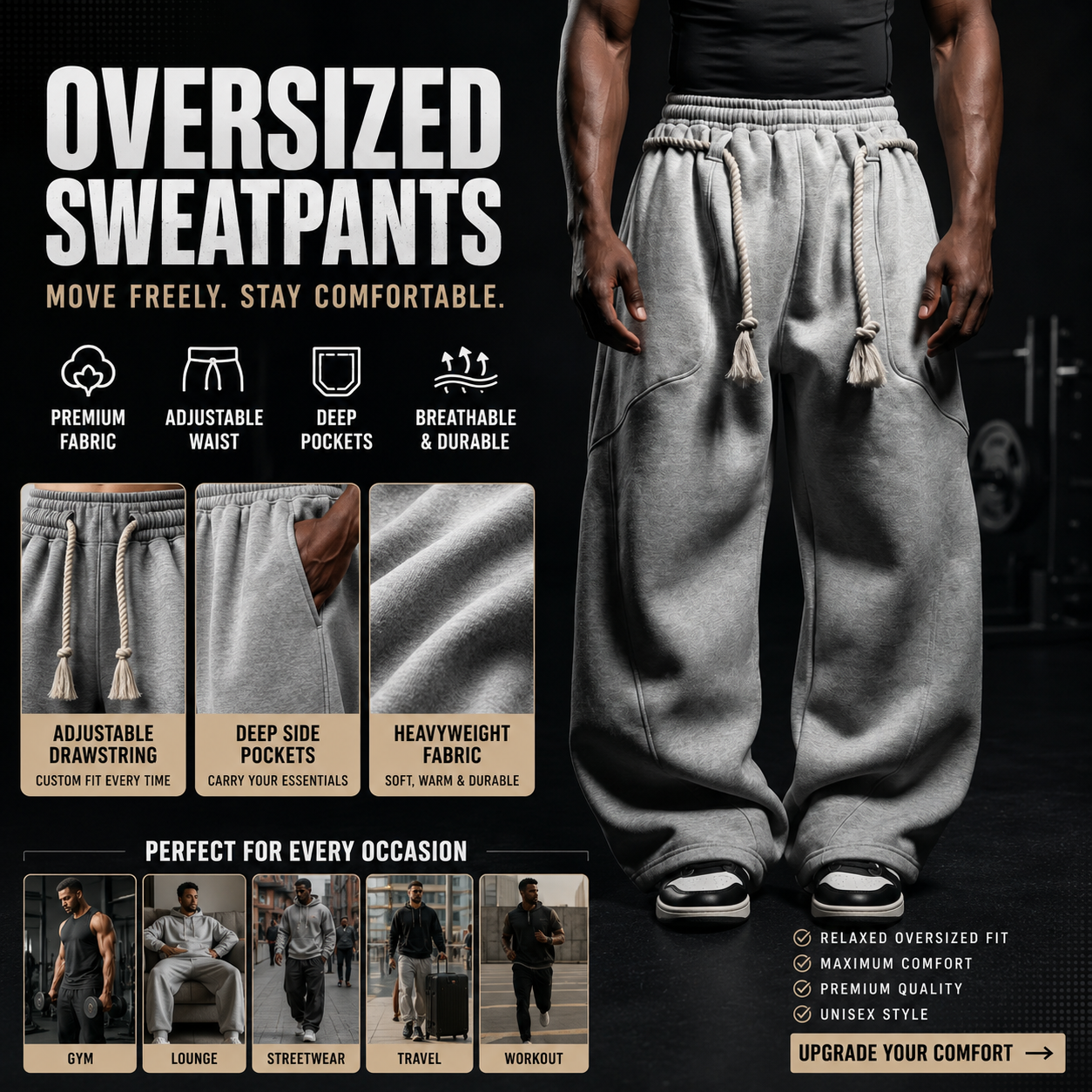 Heavyweight Oversized Sweatpants