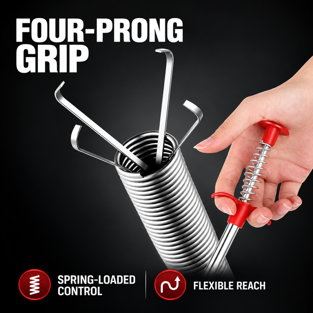 Flexible Four-Claw Retrieval Tool