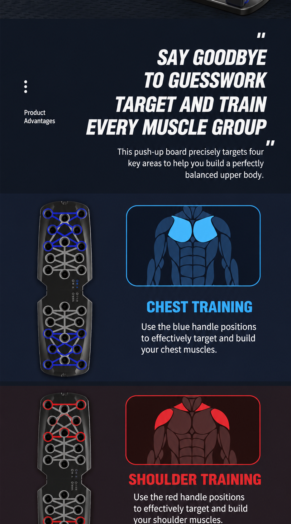 Multi-Position Push Up Board
