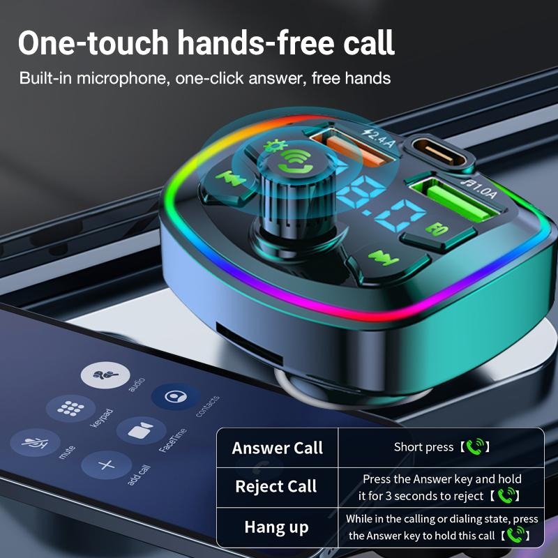 Car Bluetooth MP3 Player – Wireless FM Transmitter