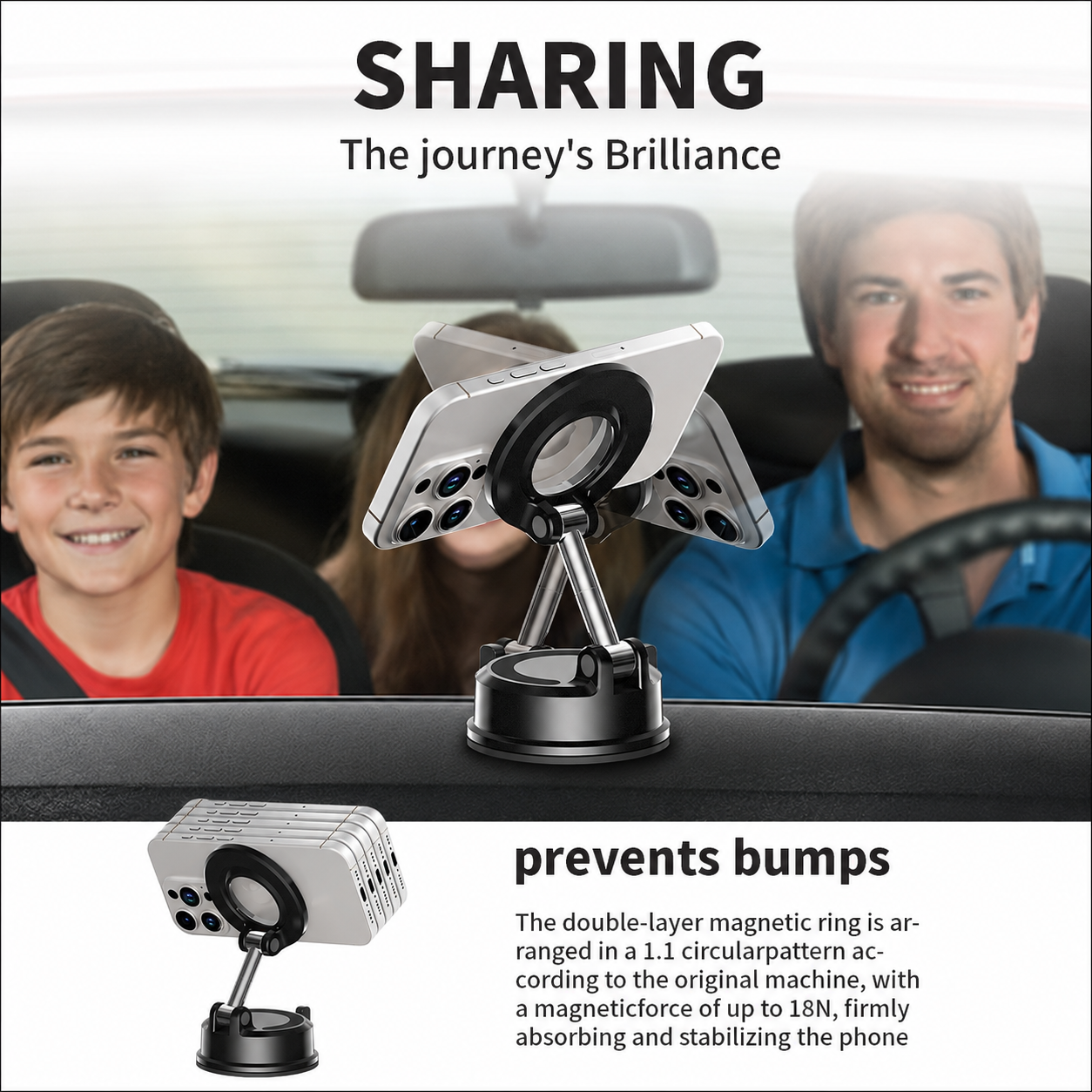 Magnetic Car Phone Mount