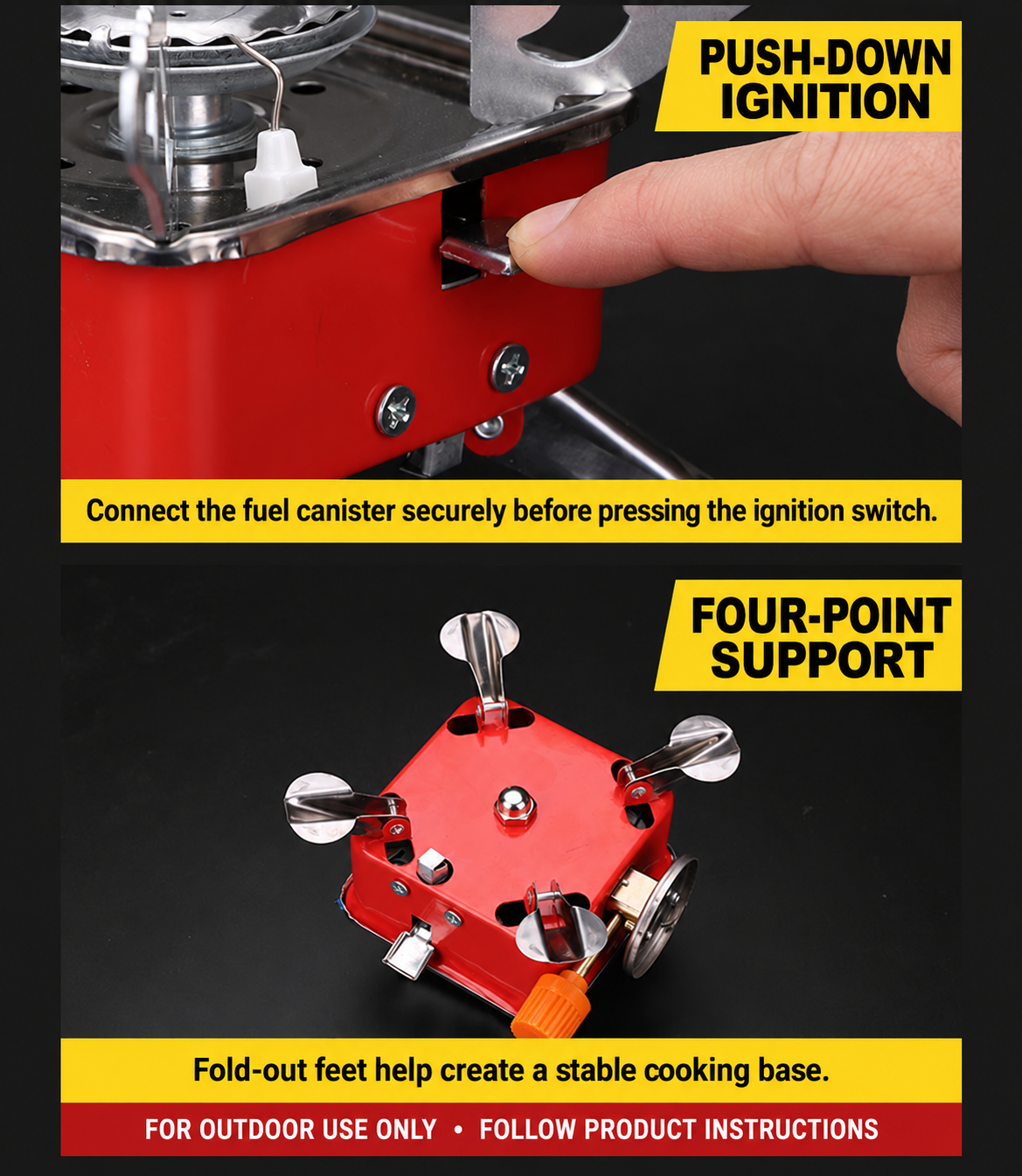 Compact Foldaway Camping Stove