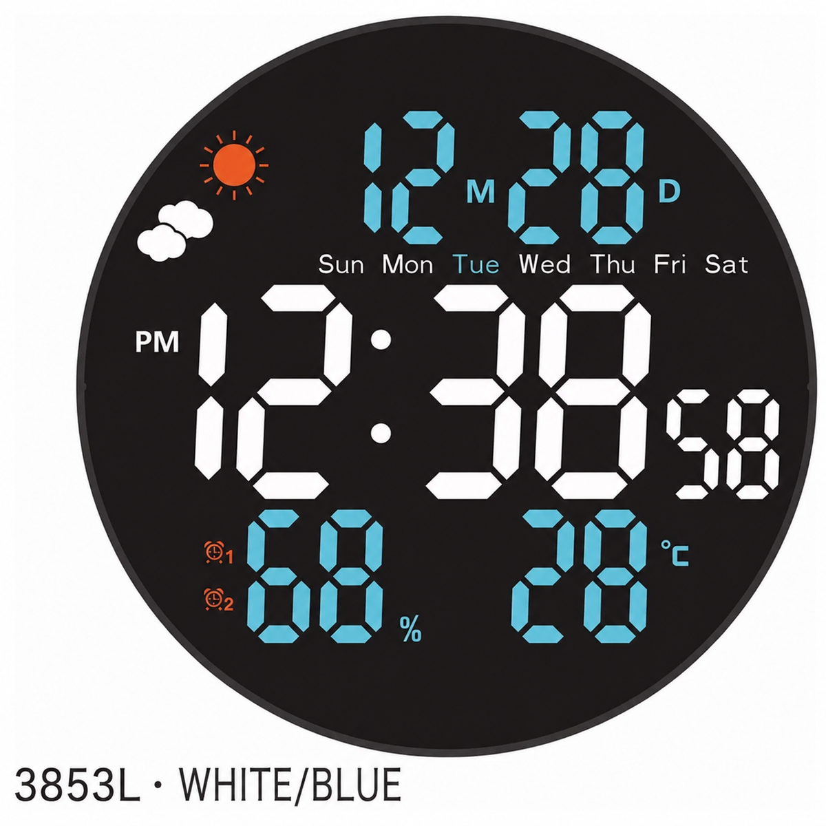 All-in-One LED Weather Clock