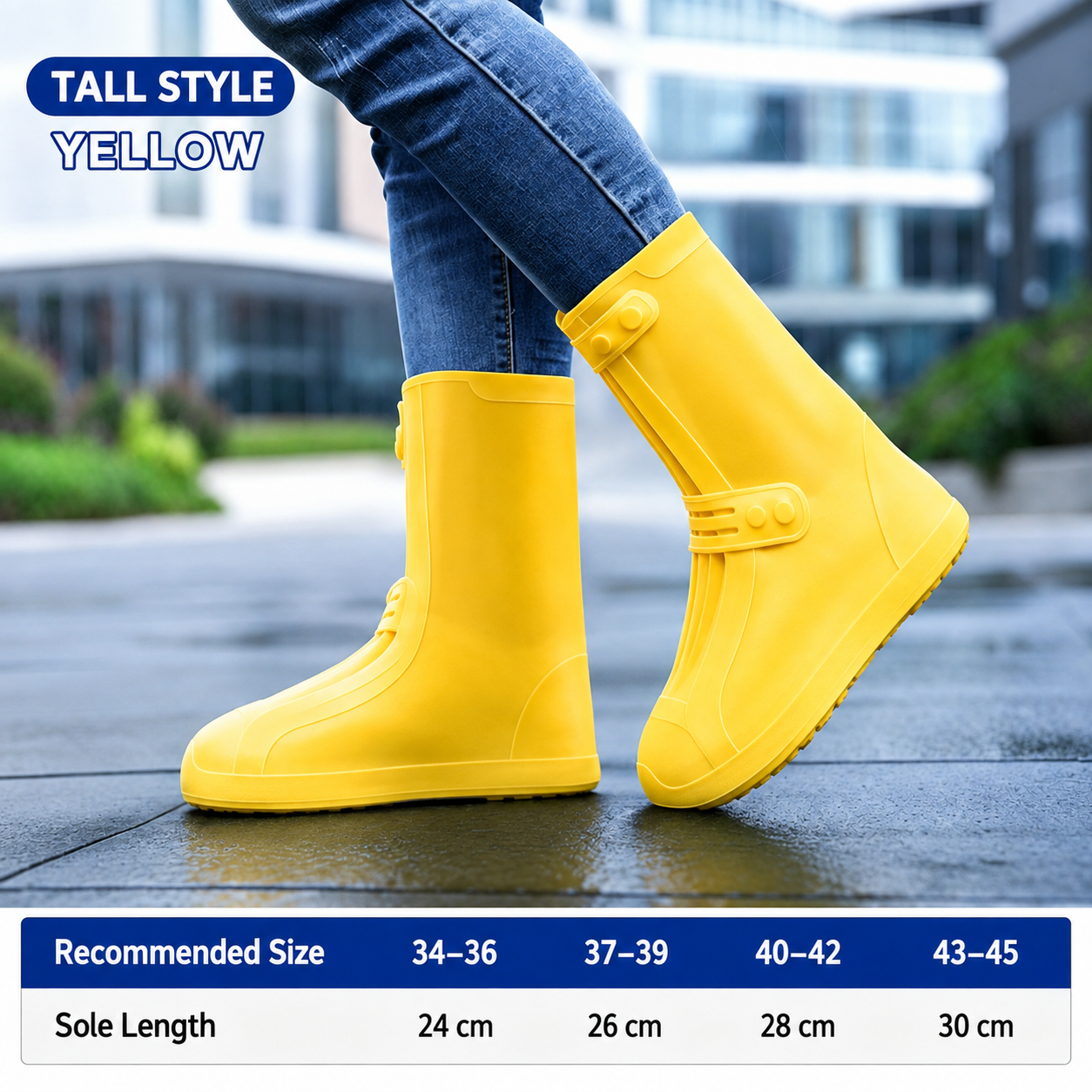 Waterproof Overshoe Rain Boots