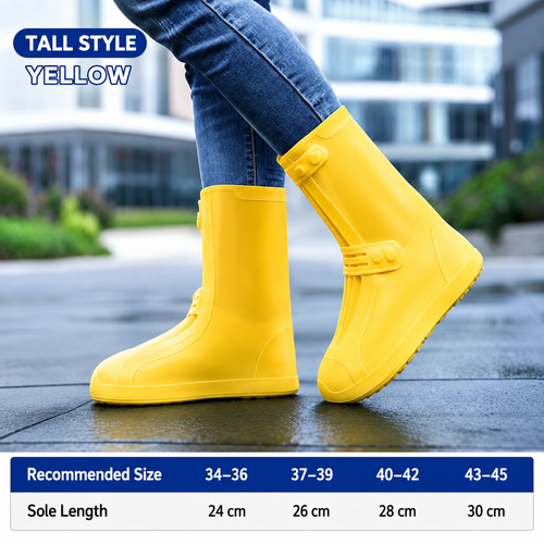 Waterproof Overshoe Rain Boots