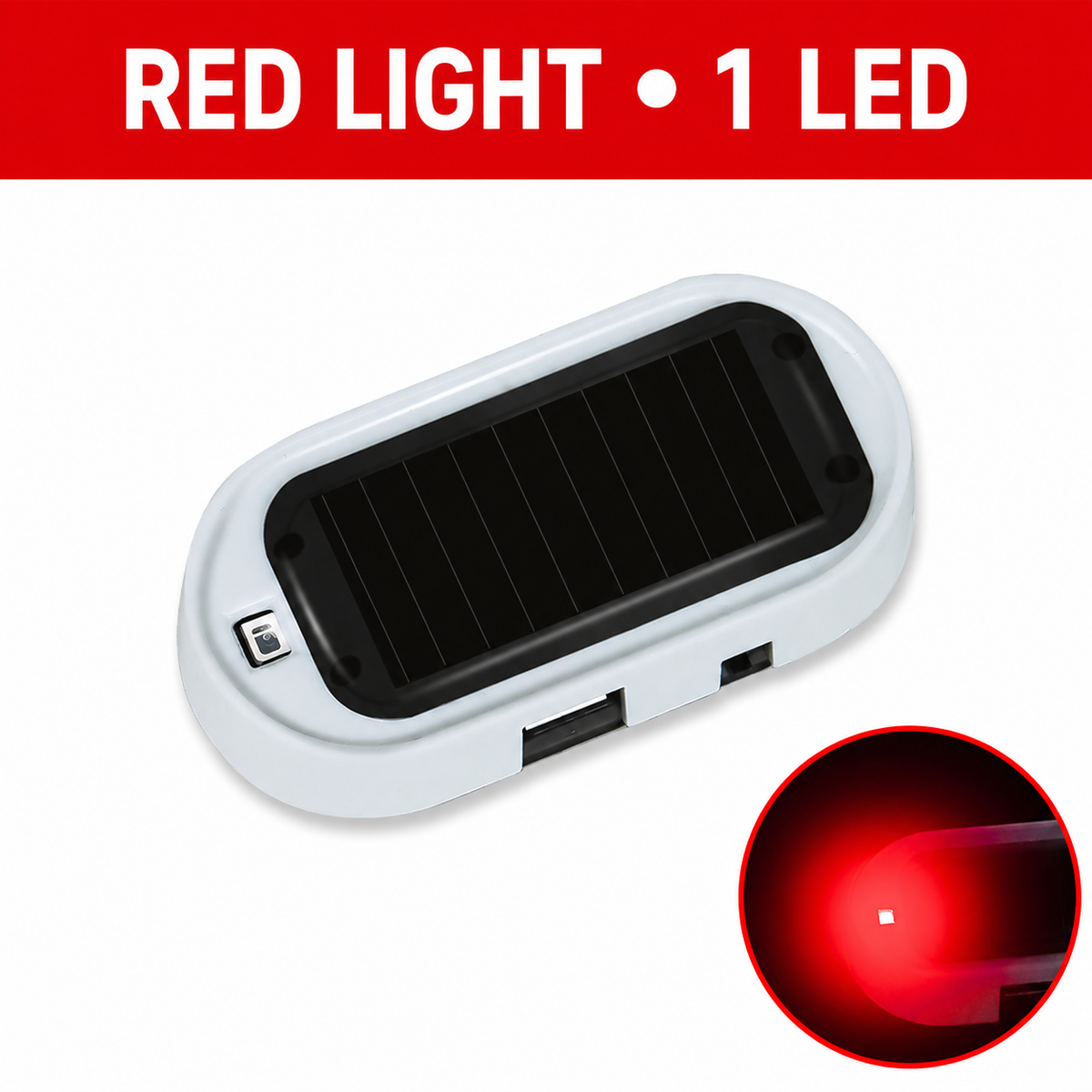Solar-Assisted Car Warning Light