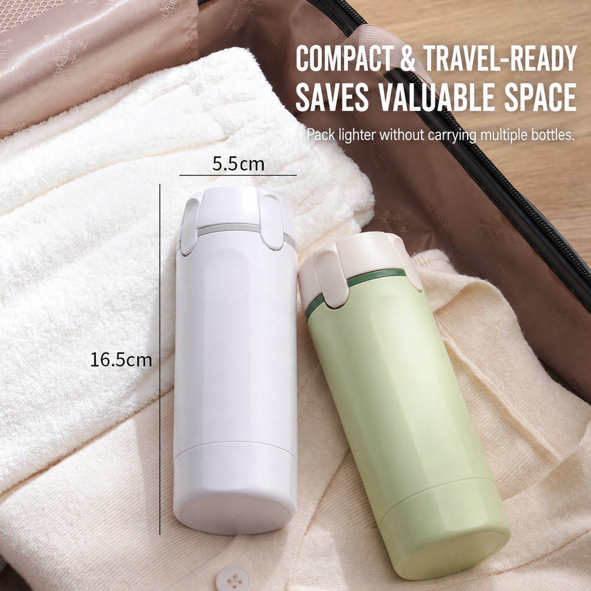 4-in-1 Refillable Travel Bottle Set