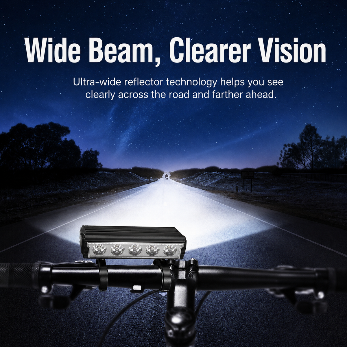 Dual-Beam Bike Headlight