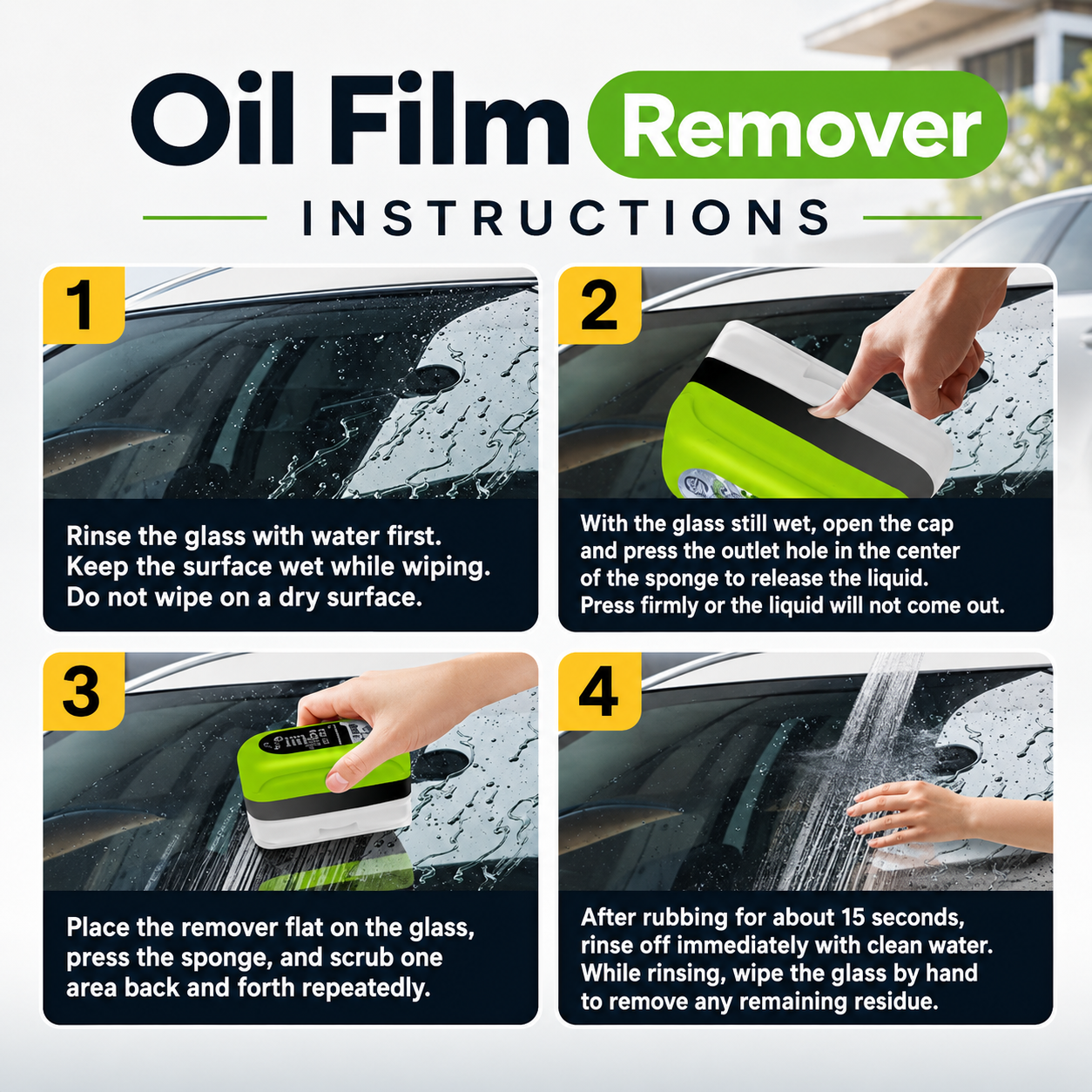 Windshield Oil Film Remover