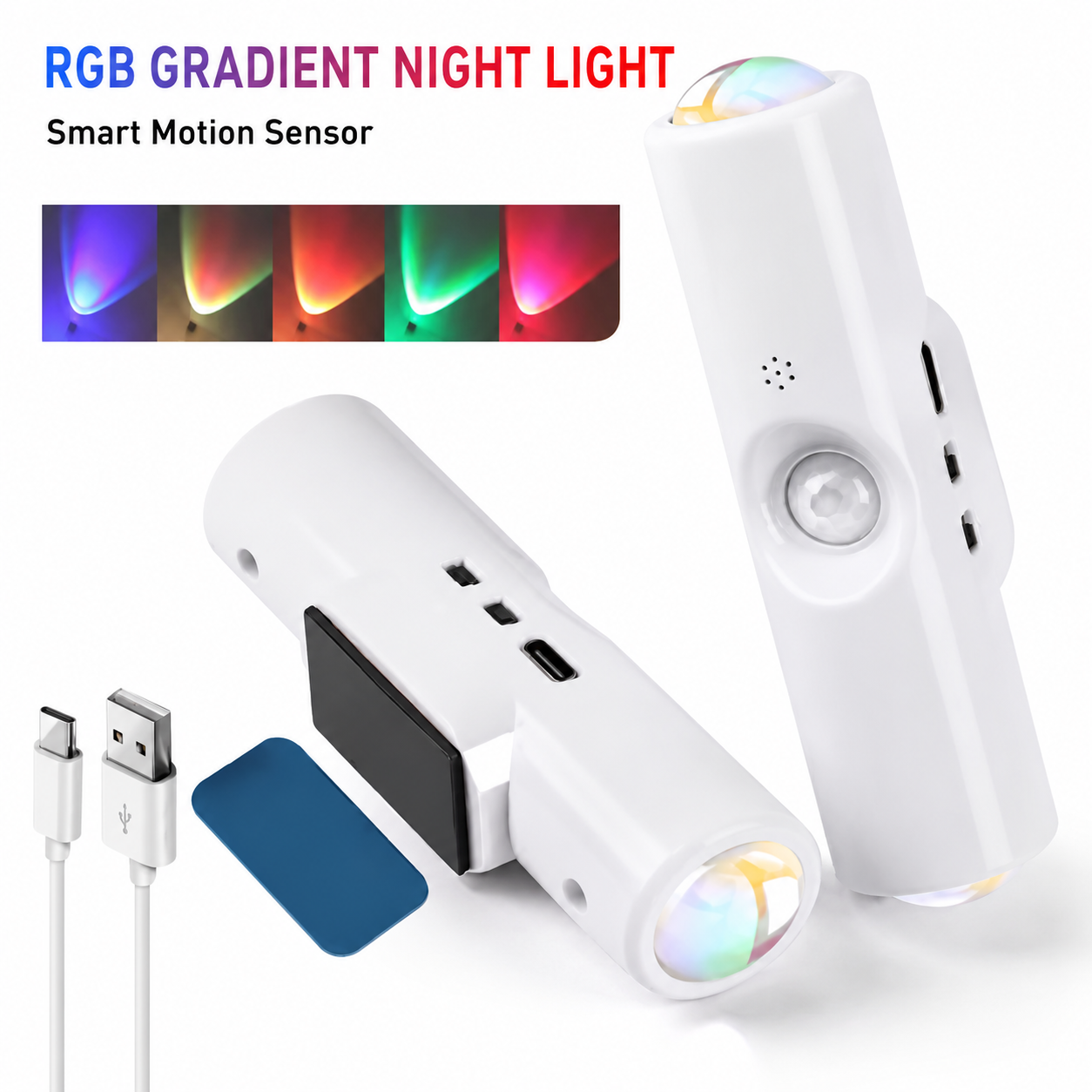 RGB Motion Sensor Night Light