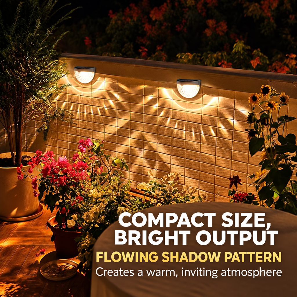 Solar Shadow Pattern Wall Light