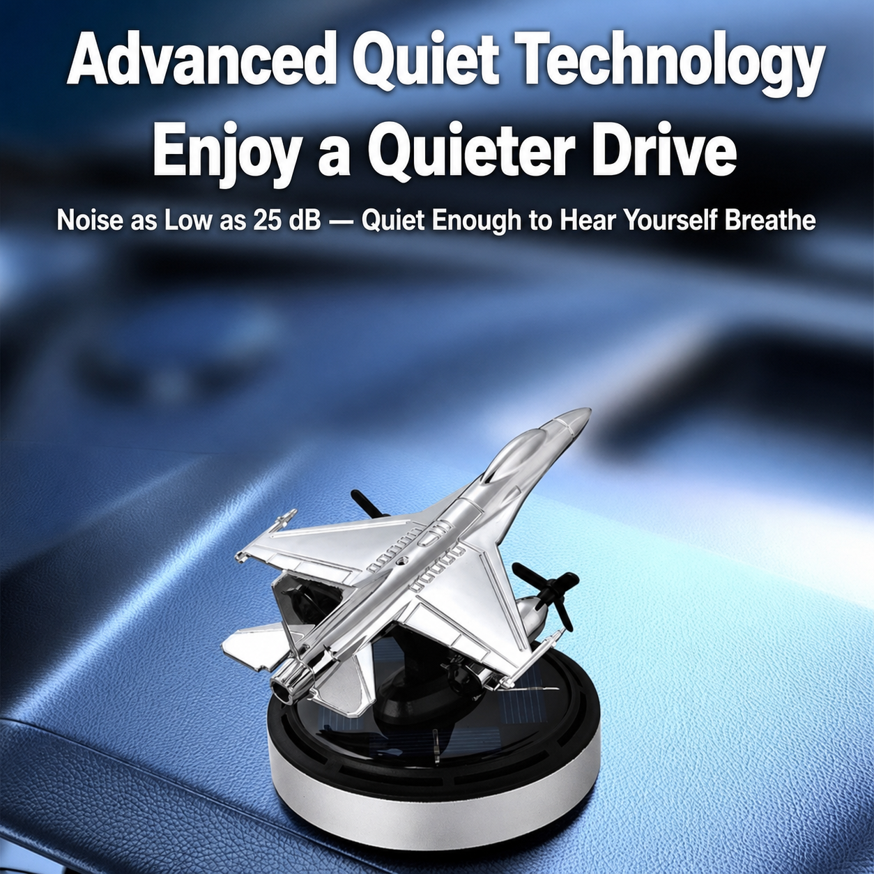 Solar Fighter Jet Car Air Freshener