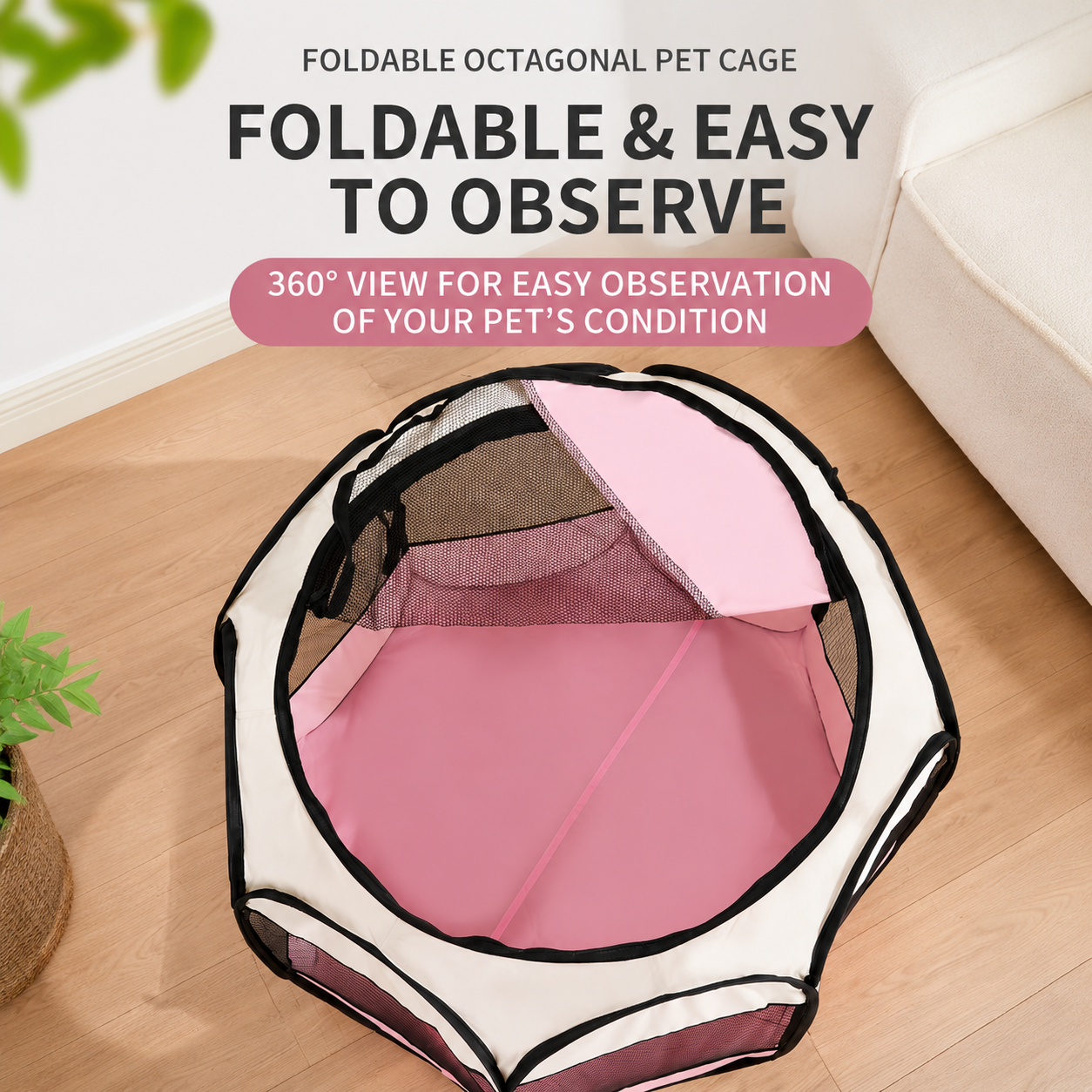 Octagonal Enclosure Cat House