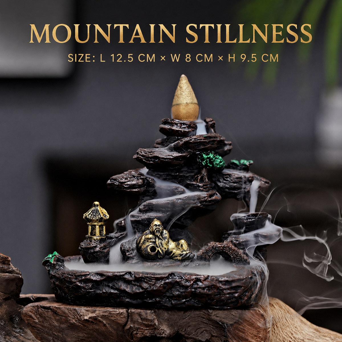 Mountain Waterfall Backflow Incense Burner