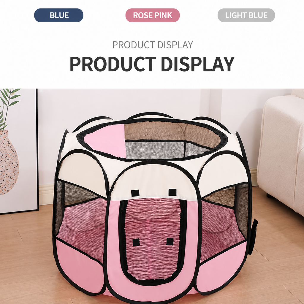 Octagonal Enclosure Cat House