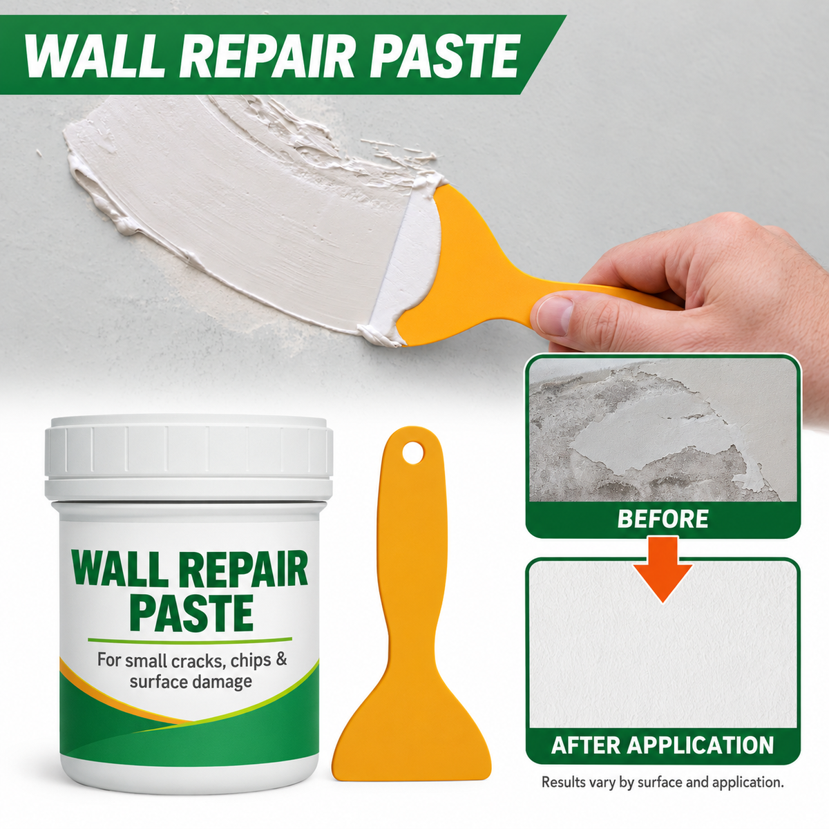 Wall Repair Paste Kit