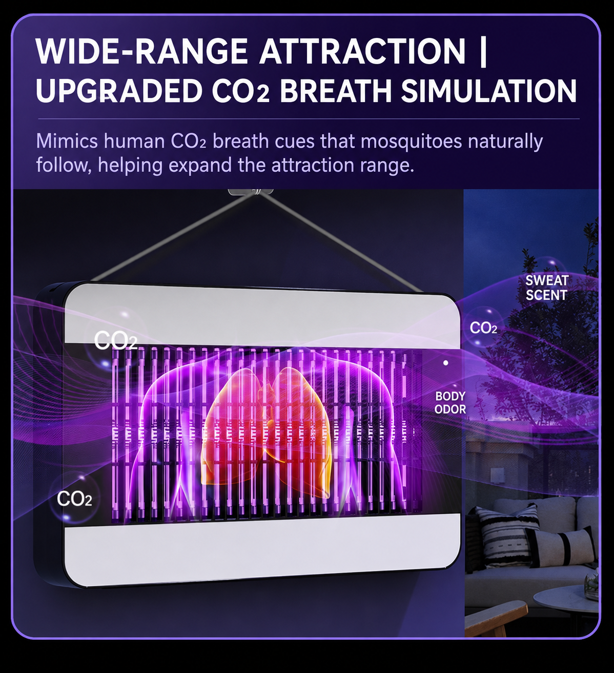 Rechargeable Mosquito Light Trap