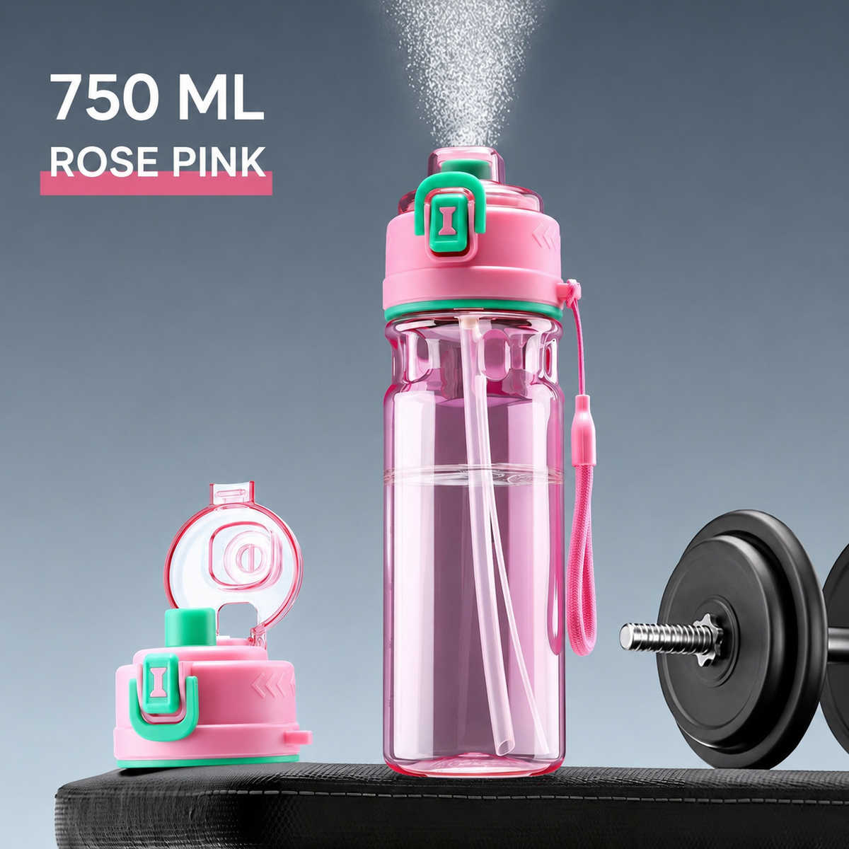 2-in-1 Mist Spray Sports Bottle