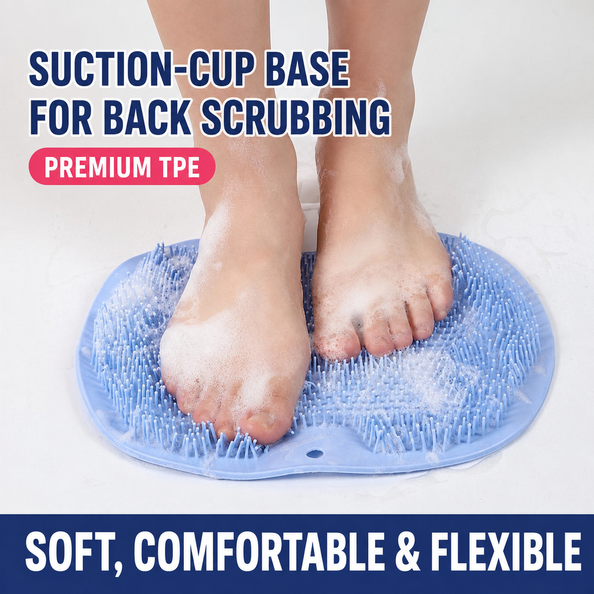 Hands-Free Back & Foot Scrubber