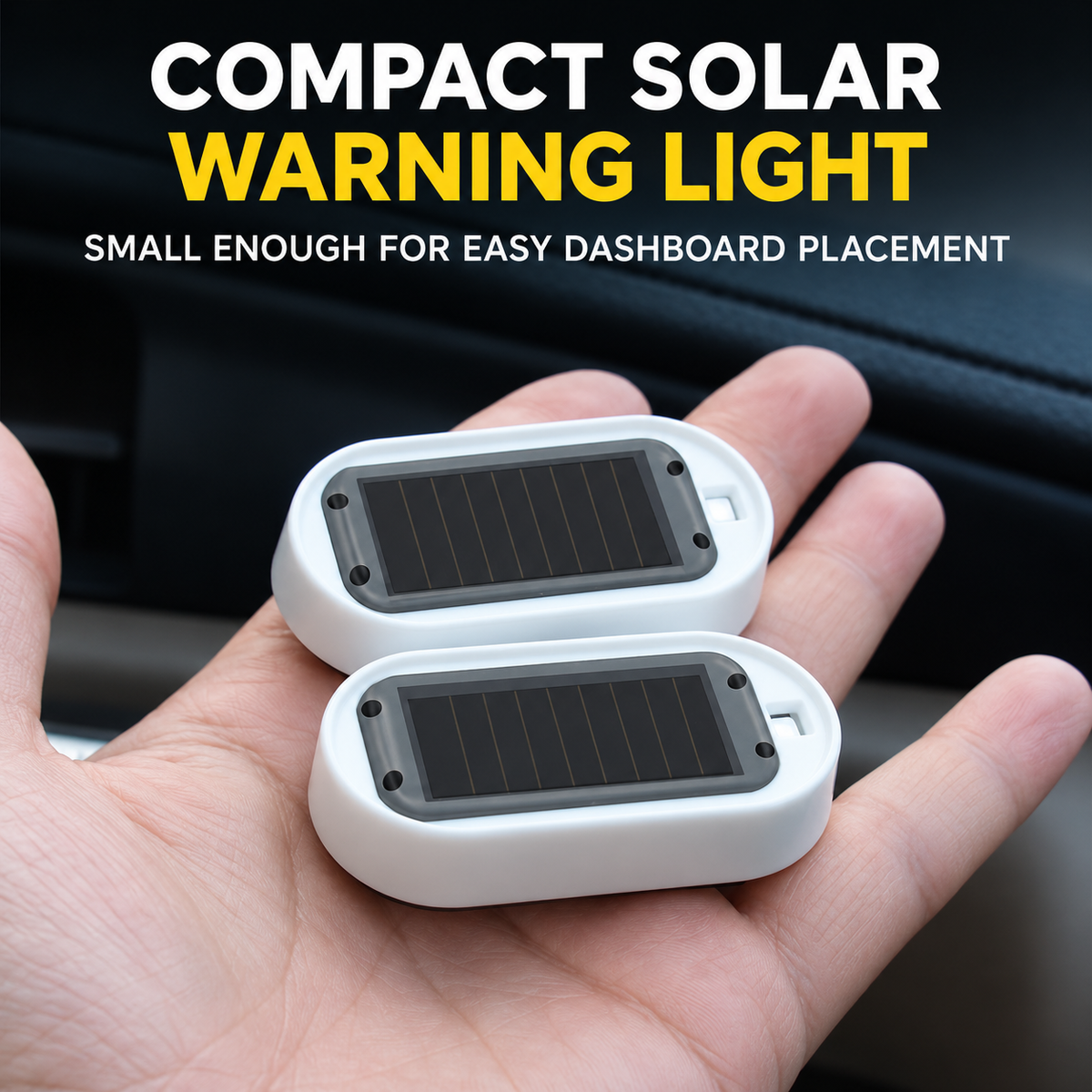 Solar-Assisted Car Warning Light