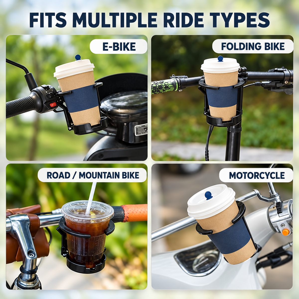 Foldaway Handlebar Drink Holder