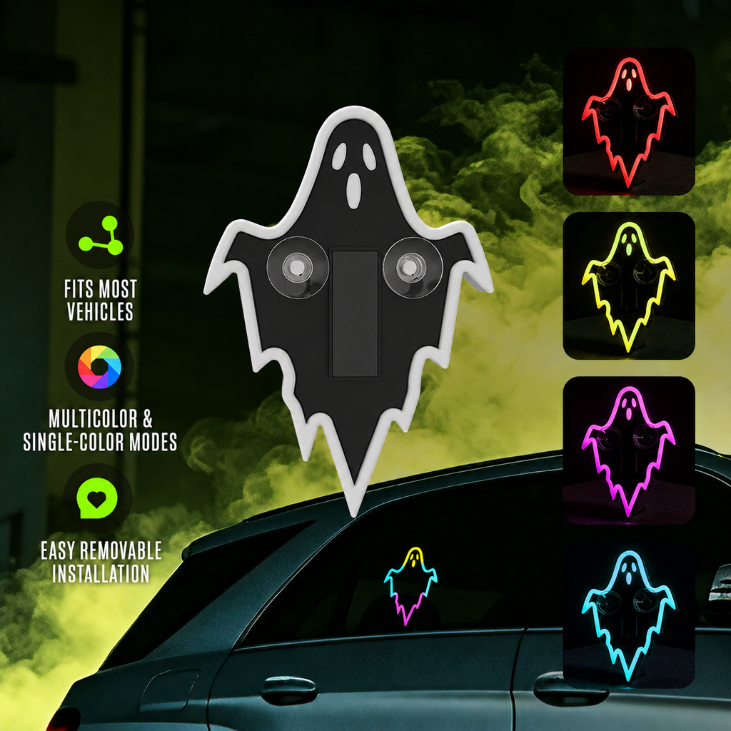 Multicolor Ghost Car Window Light