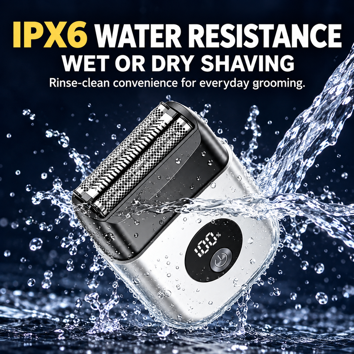 Portable Wet & Dry Foil Shaver