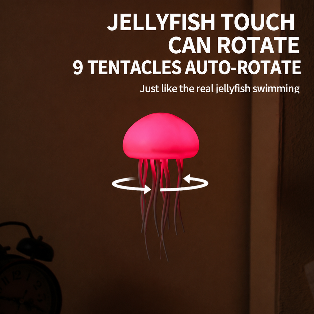 Smart Voice-Controlled Levitating Jellyfish Ambient Light