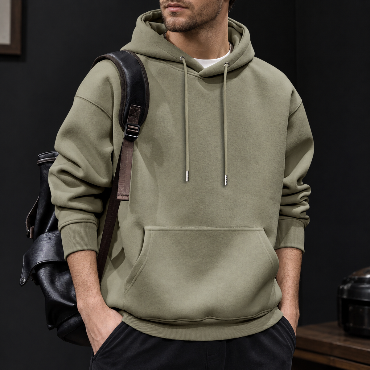 Men’s Structured Heavyweight Hoodie