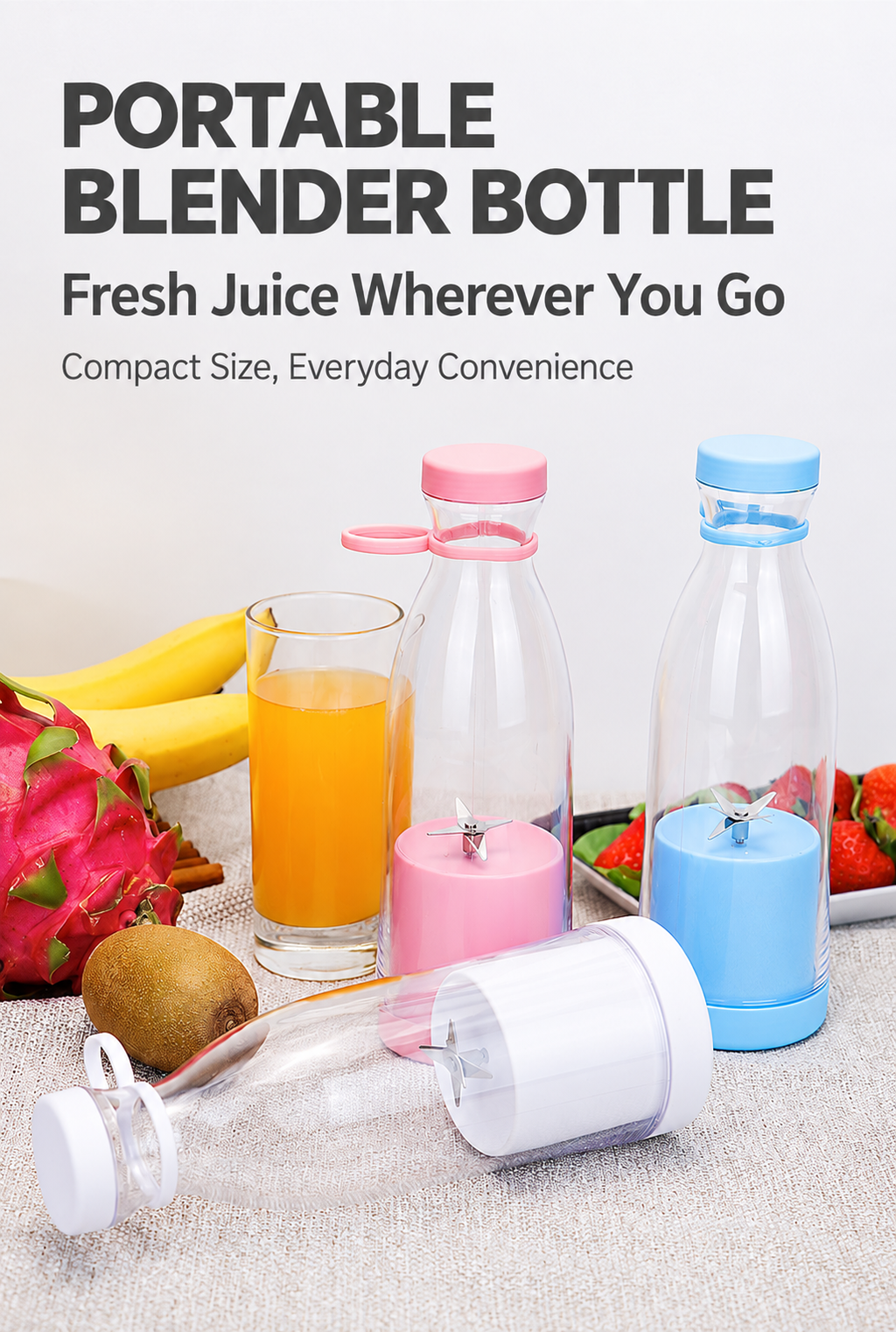USB Rechargeable Bottle Blender