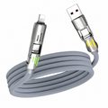 4-in-1 Silicone Charging Cable