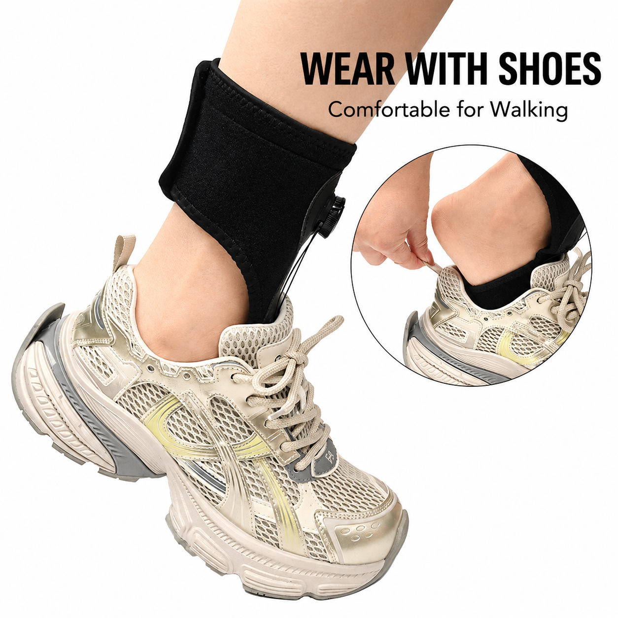 Adjustable Foot Drop Support Brace