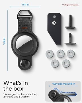 Secure AirTag Key Holder Case