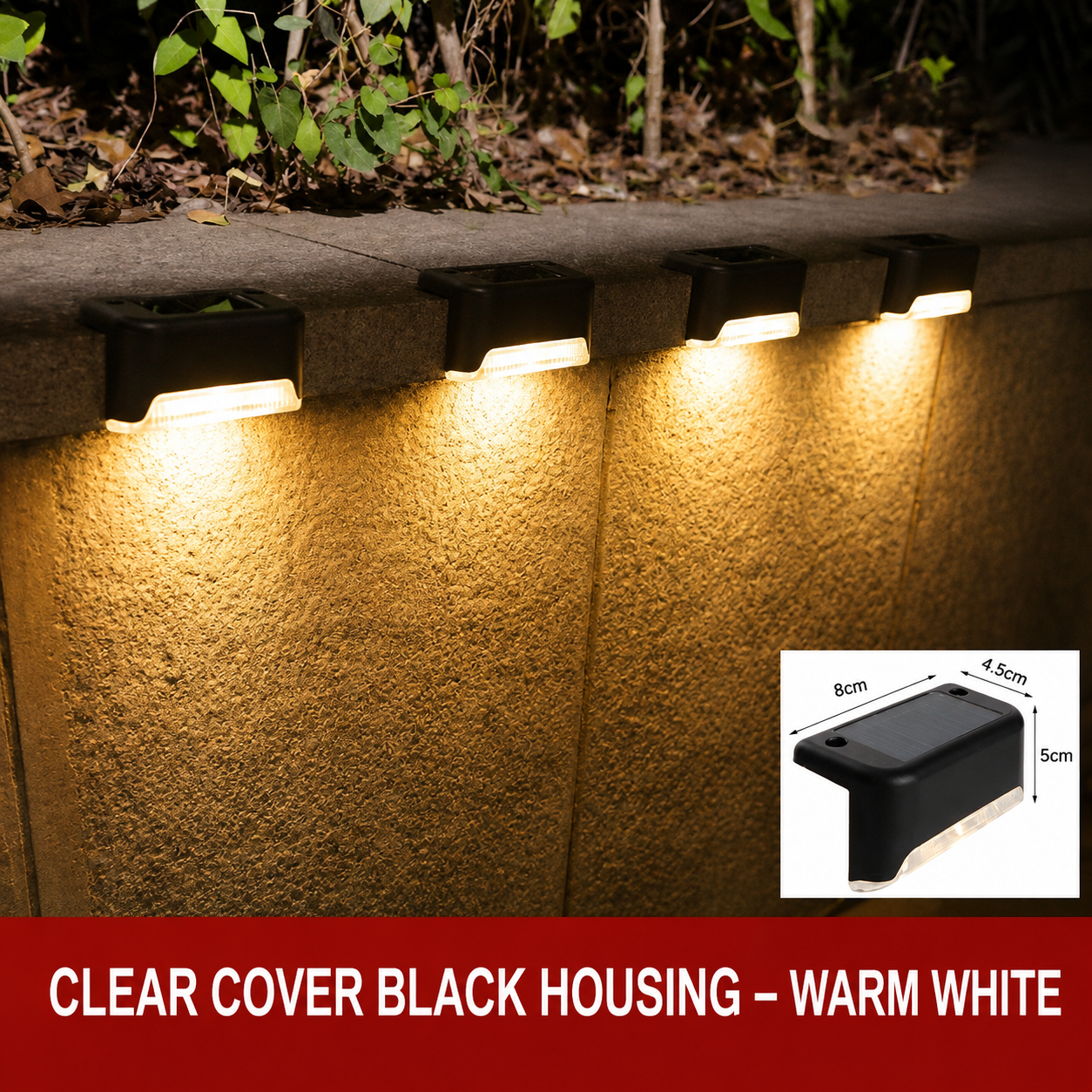 Solar RGB Deck & Step Lights