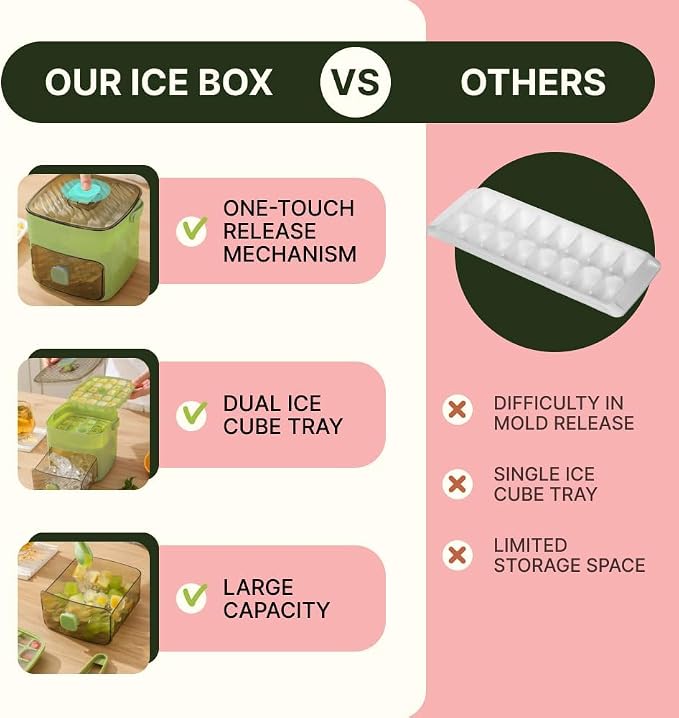Fresh Ice Anytime — No Mess, No Touch