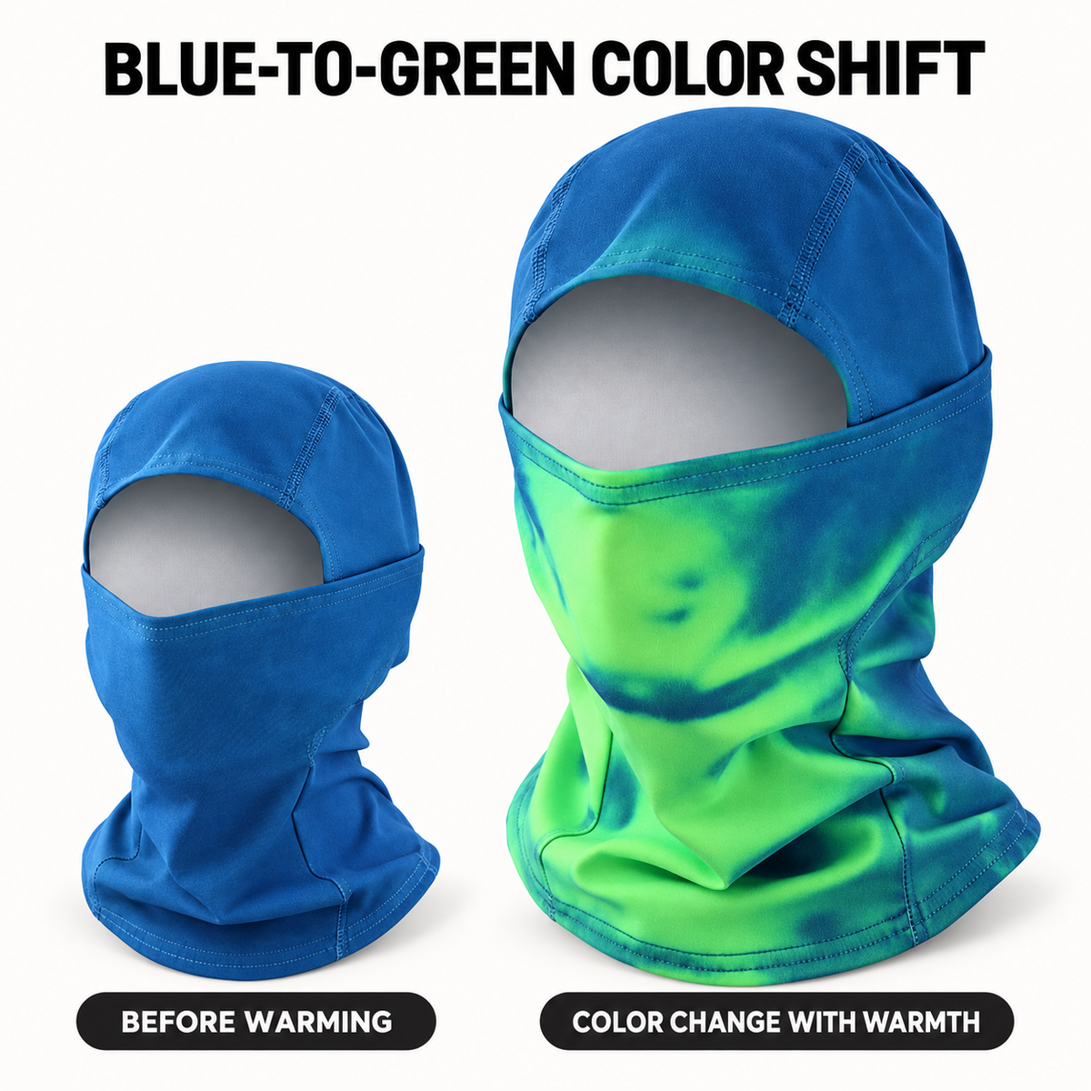 Heat-Reactive Color-Shift Balaclava