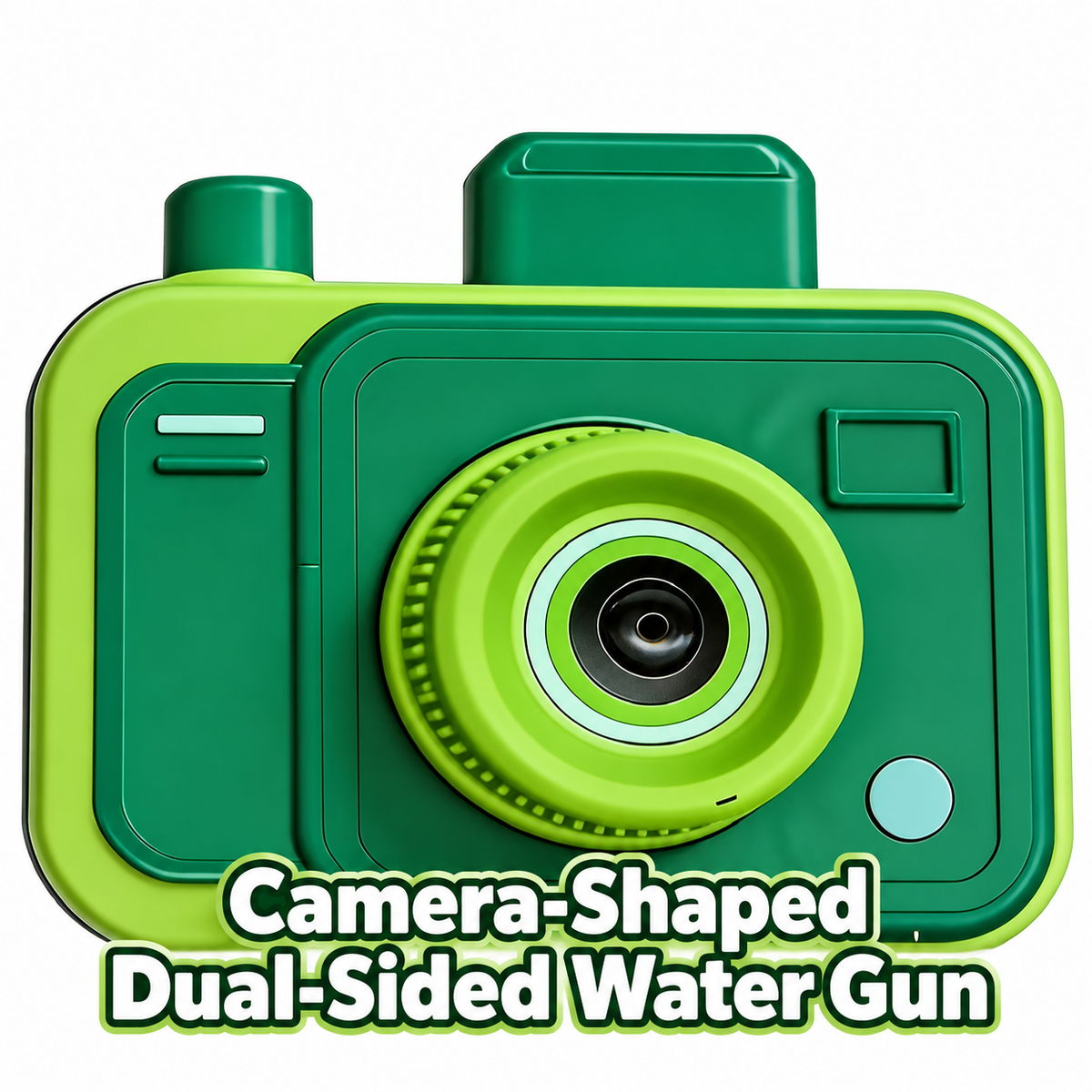 Camera-Shaped Dual-Sided Water Blaster
