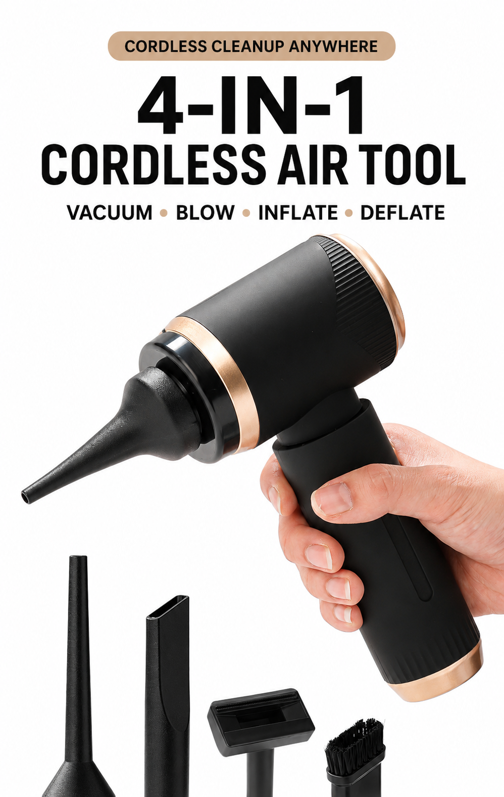 4-in-1 Cordless Air Vacuum