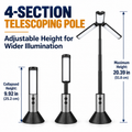Rechargeable Telescopic Camping Light