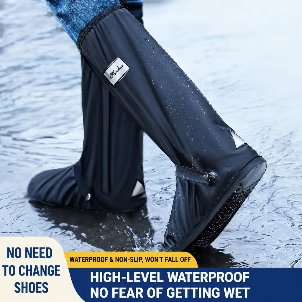 Reusable Waterproof Rain Shoe Covers