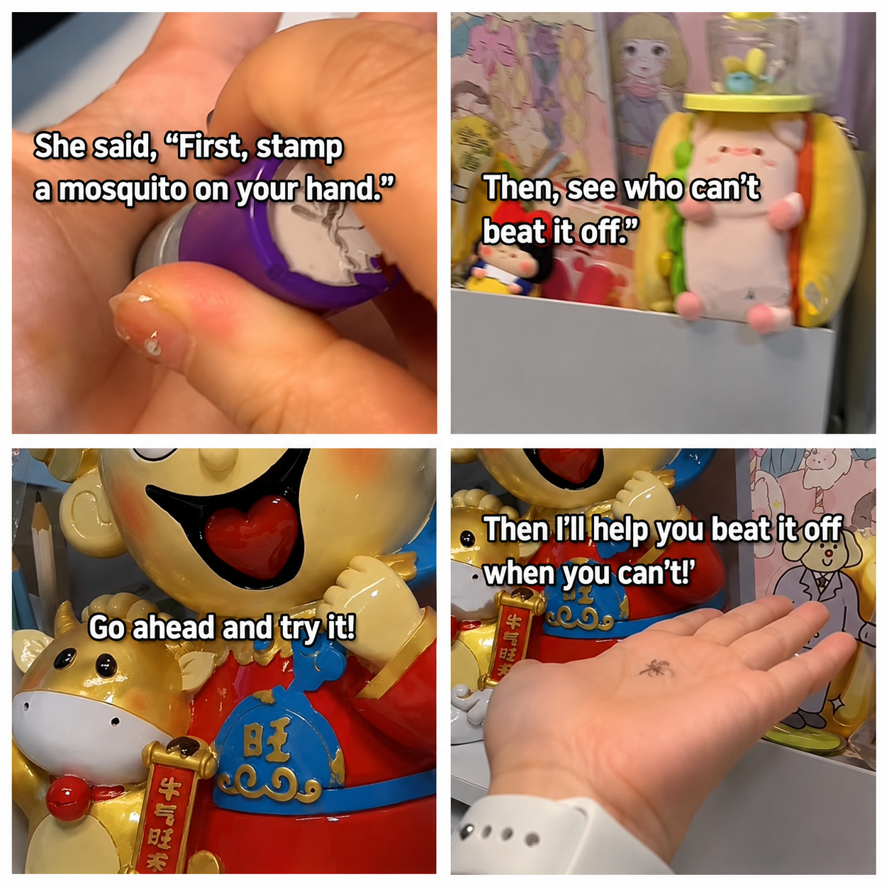 Realistic Bug Stamp Toy