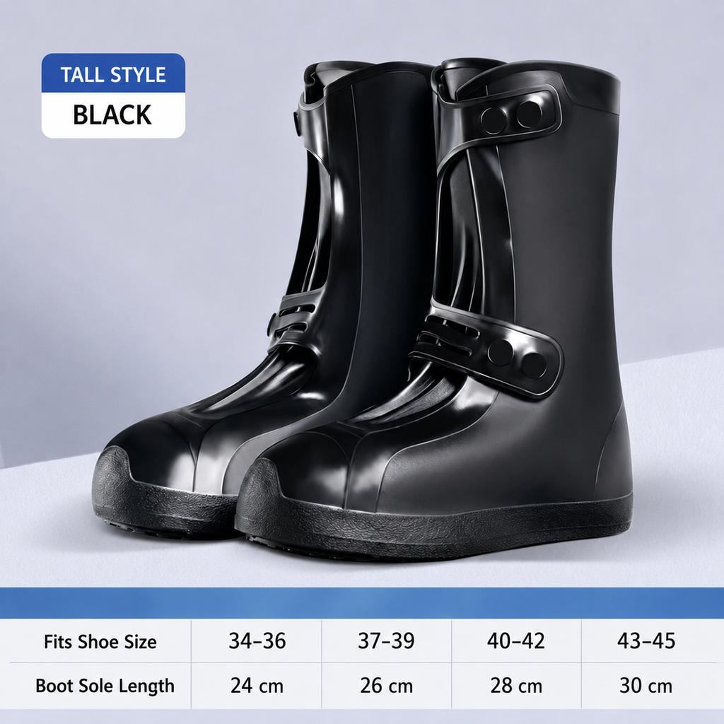 Waterproof Overshoe Rain Boots
