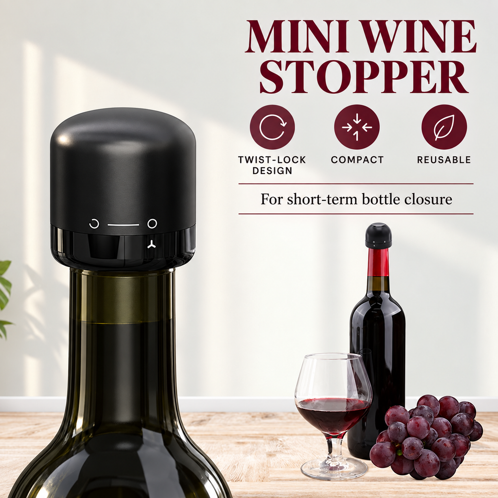 Mini Twist-Lock Wine Stopper