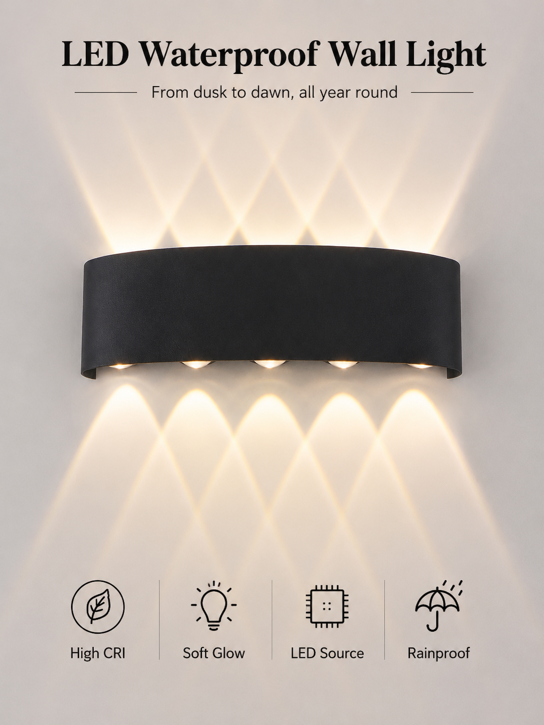 Modern Up & Down LED Wall Light