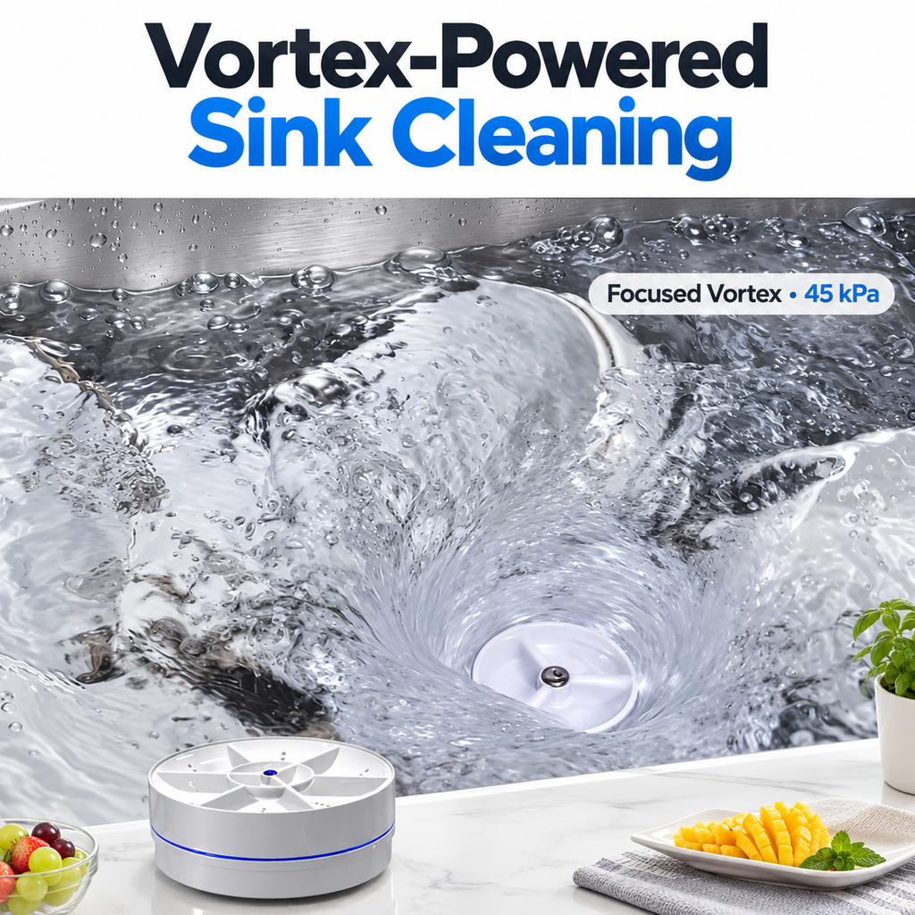Portable Vortex Sink Cleaner
