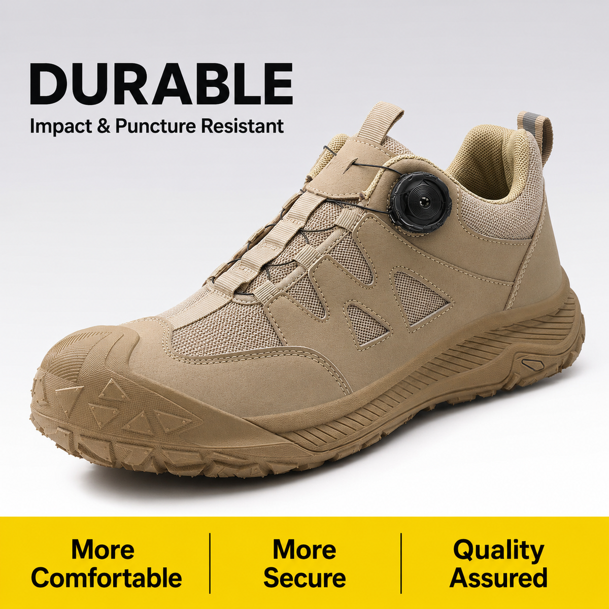 Quick-Dial Protective Work Shoes