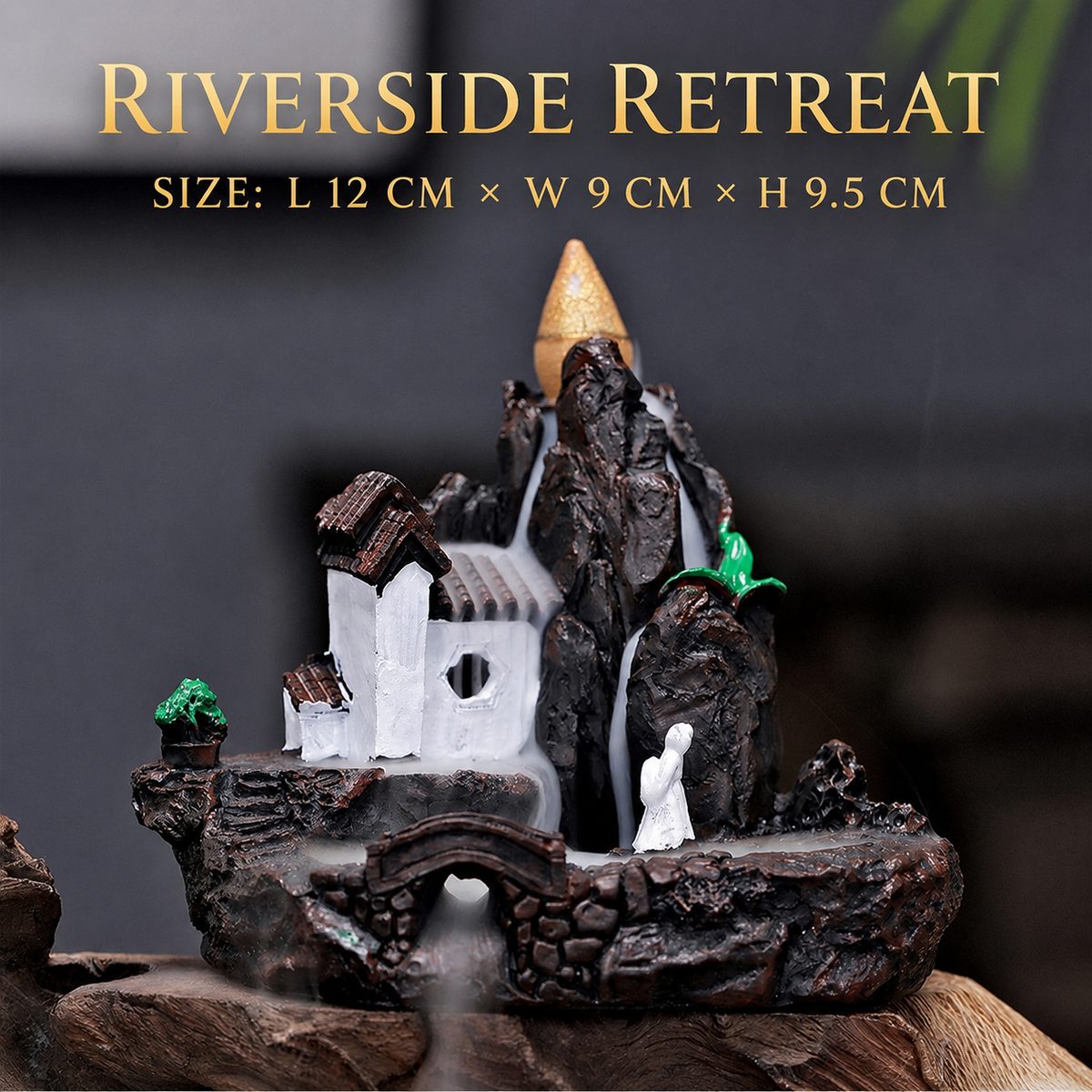 Mountain Waterfall Backflow Incense Burner