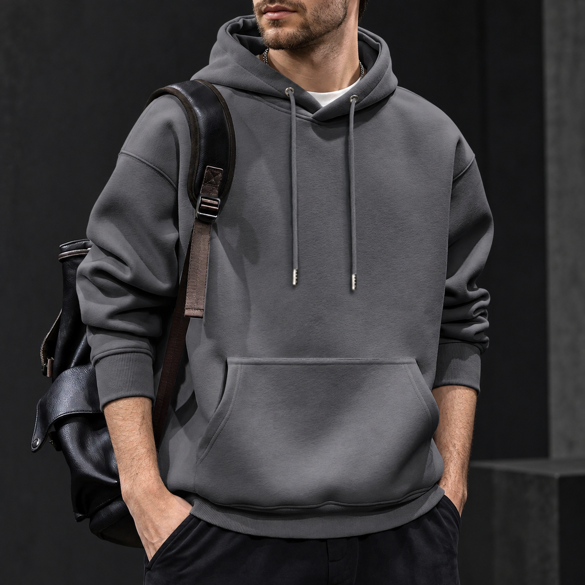 Men’s Structured Heavyweight Hoodie