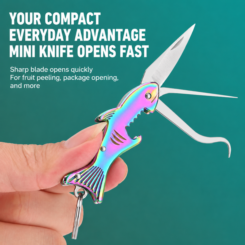 Food-Residue-Resistant Hook / Bottle Opener Keychain